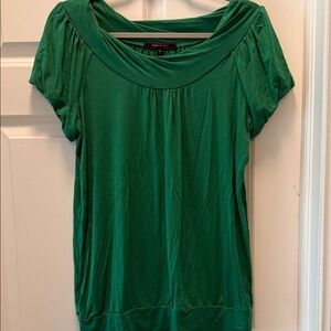 BCBGMaxAzria Emerald Green Blouse